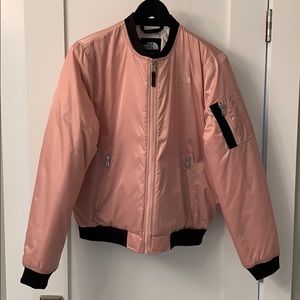 THE NORTH FACE Women - Pink satin nylon bomber